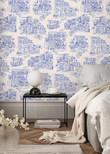 BMPP004/01B Charming Lanes Wallpaper by Brand McKenzie