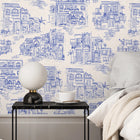 BMPP004/01B Charming Lanes Wallpaper by Brand McKenzie
