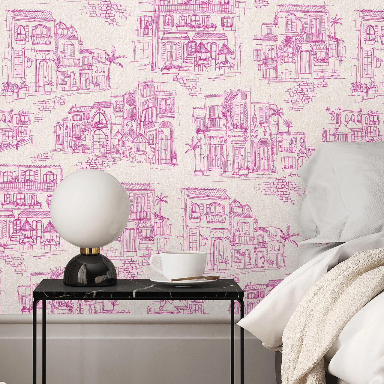 BMPP004/01C Charming Lanes Wallpaper by Brand McKenzie