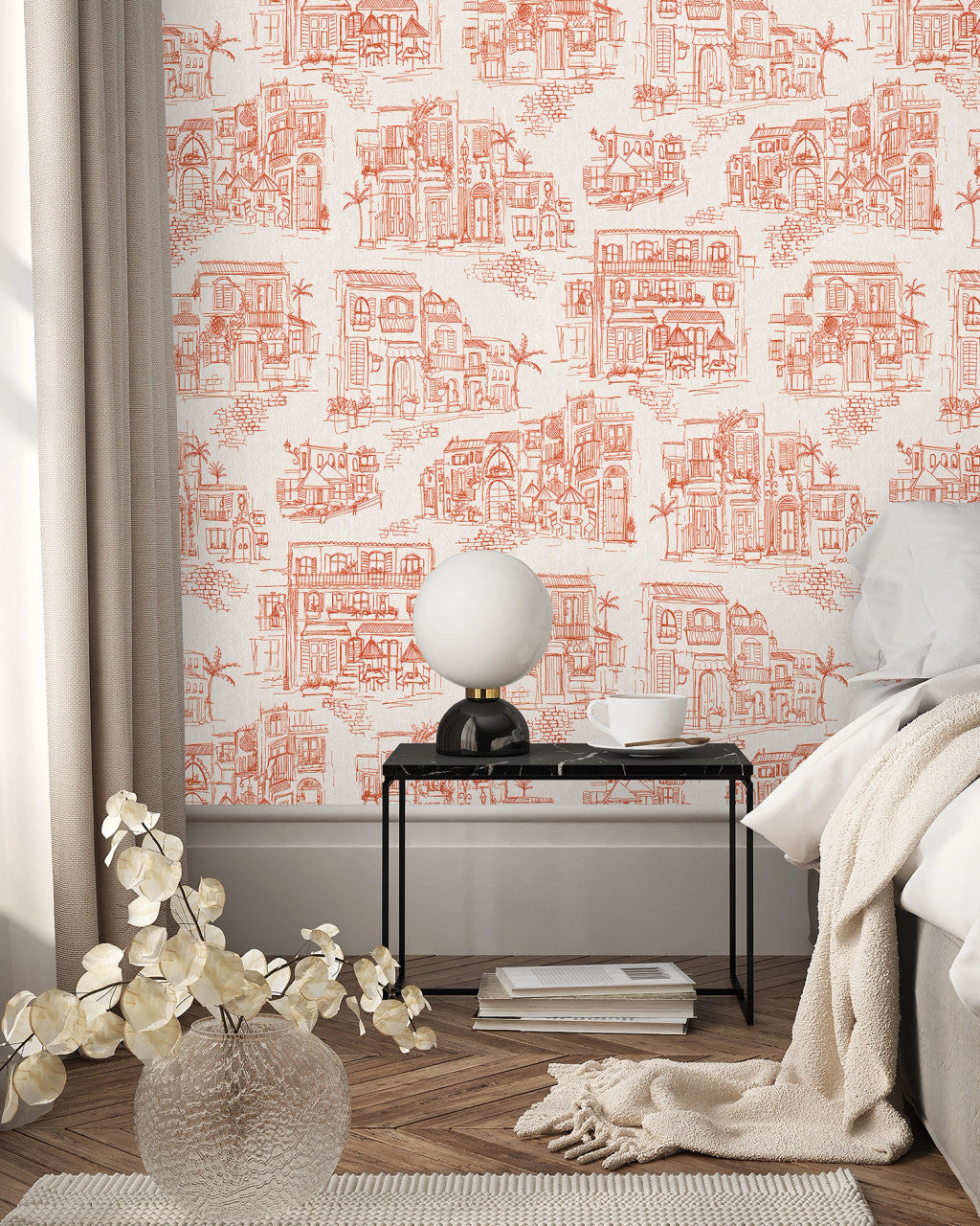 BMPP004/01D Charming Lanes Wallpaper by Brand McKenzie