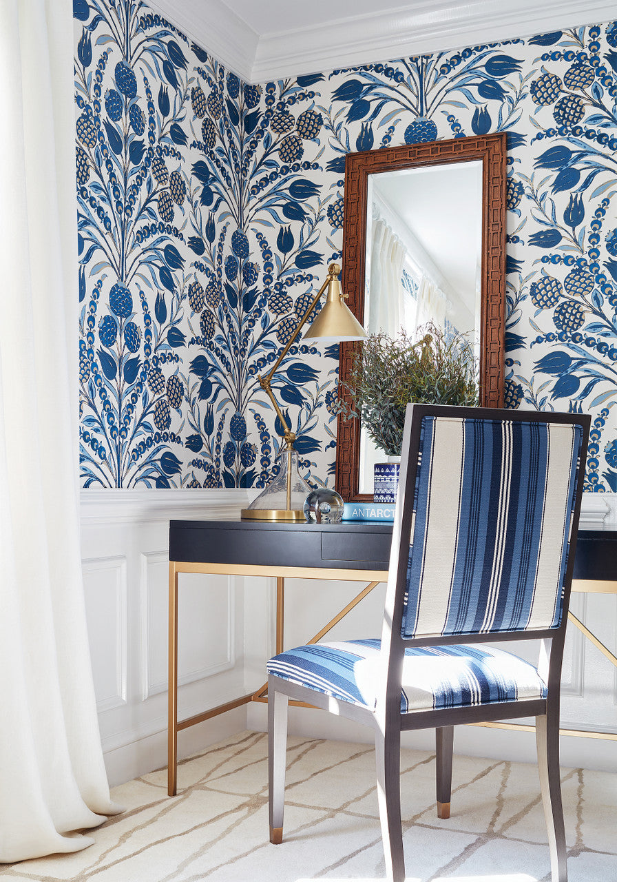 Corneila Chestnut Hill Wallpaper By Thibaut