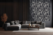 GE02411 Chillon Liquorice Wallpaper by Sketch Twenty 3