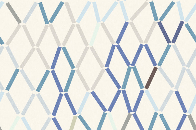 Porto Cobalt Wallpaper by Christopher Farr Cloth