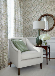 AF10748 Chloe Green Fabric by Anna French