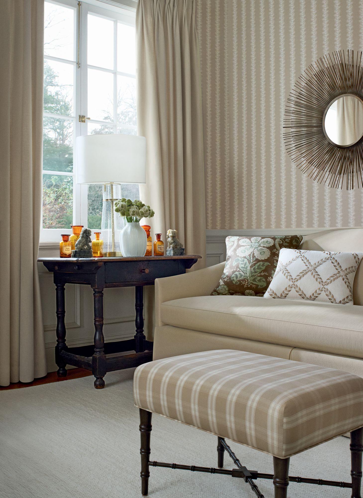 AF10720 St. Gilles Brown Fabric by Anna French