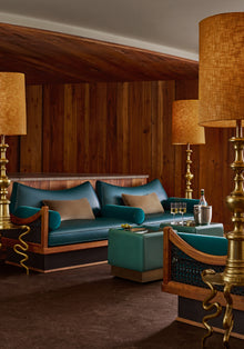 Cordoba Sand Vegan Leathers Fabric by Thibaut | W9000