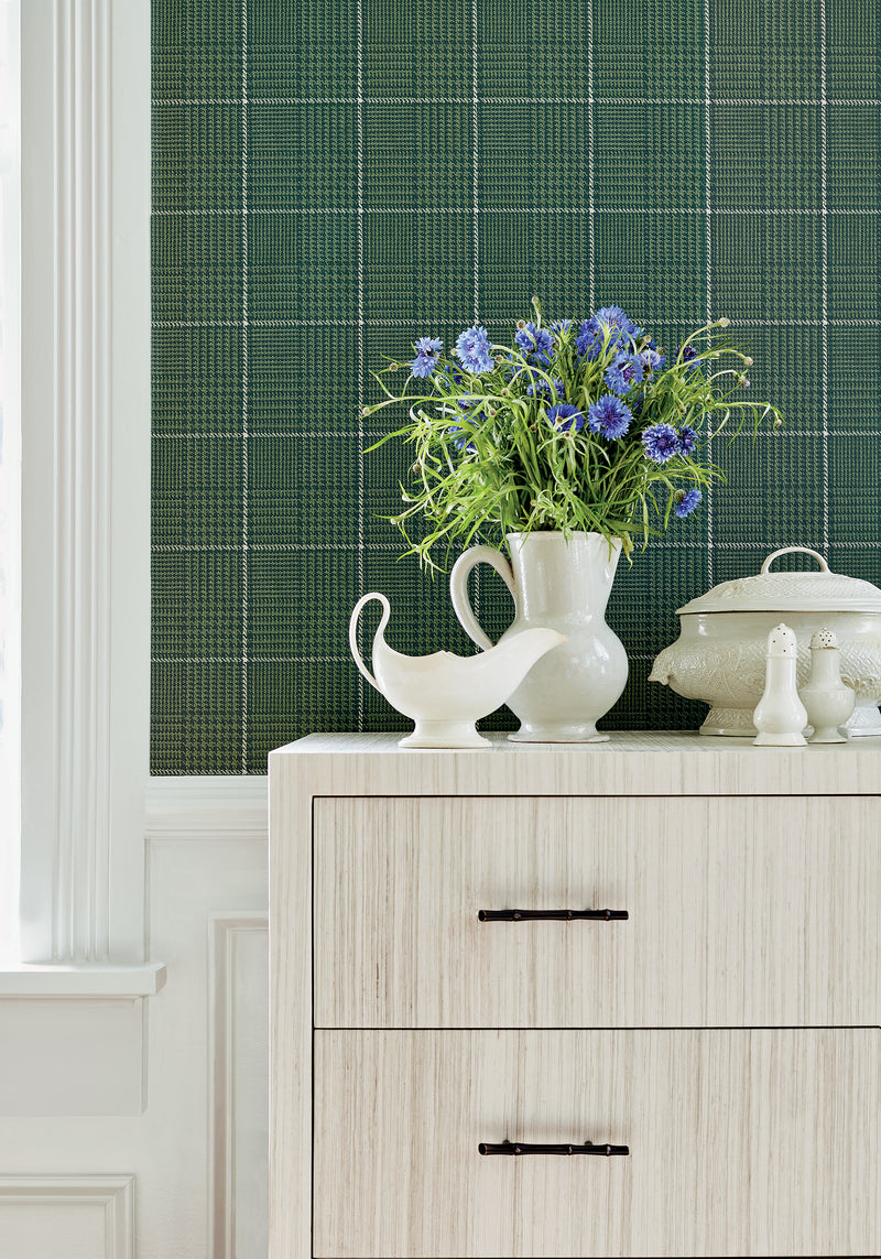 Grassmarket Check Colony Wallpaper By Thibaut | T10202