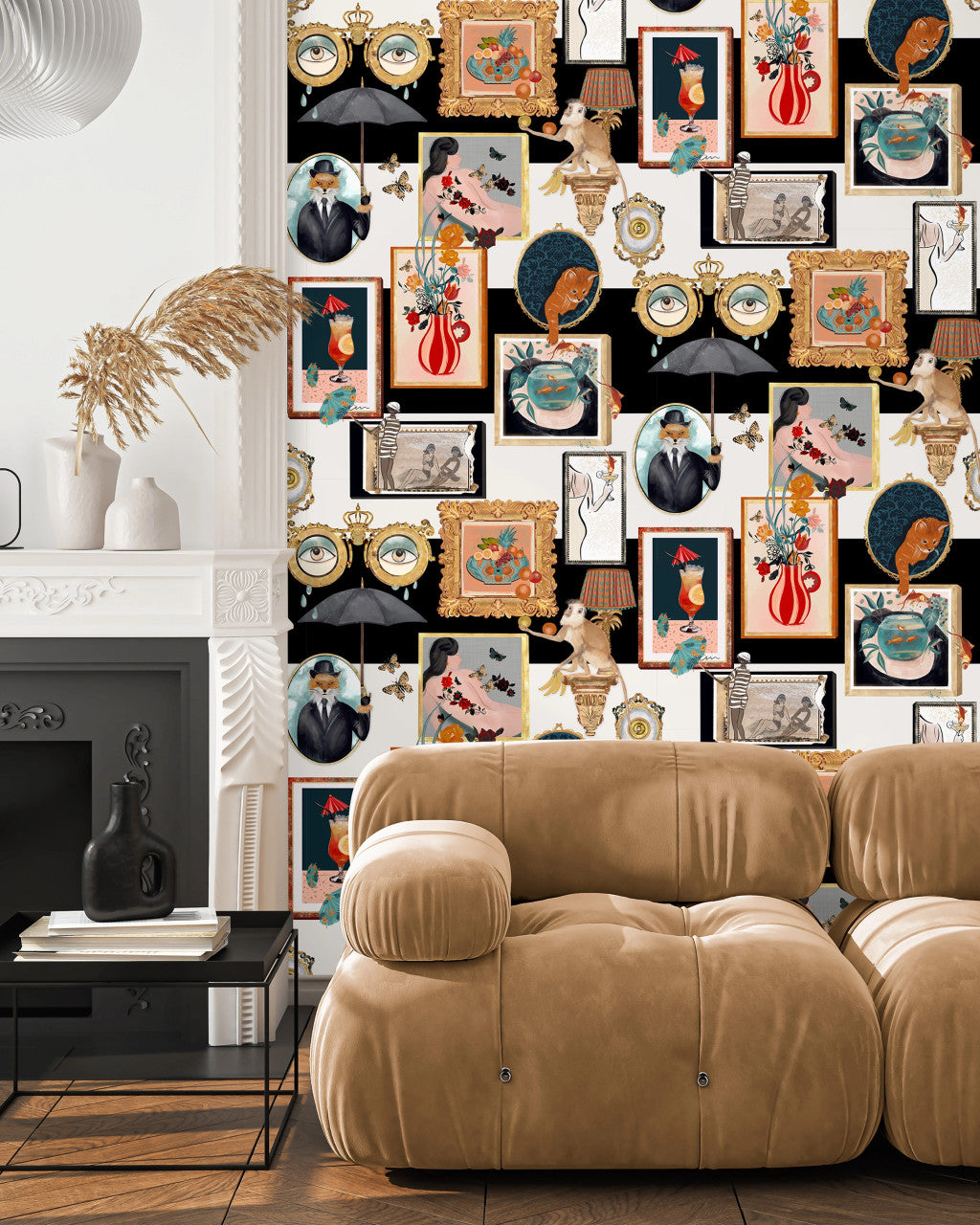 BMWL005/03A Connecting Frames Wild Life Wallpaper by Brand McKenzie