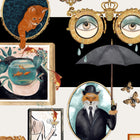 BMWL005/03A Connecting Frames Wild Life Wallpaper by Brand McKenzie