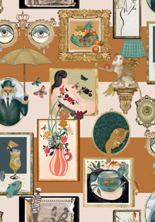 BMWL005/03B Connecting Frames Wild Life Wallpaper by Brand McKenzie