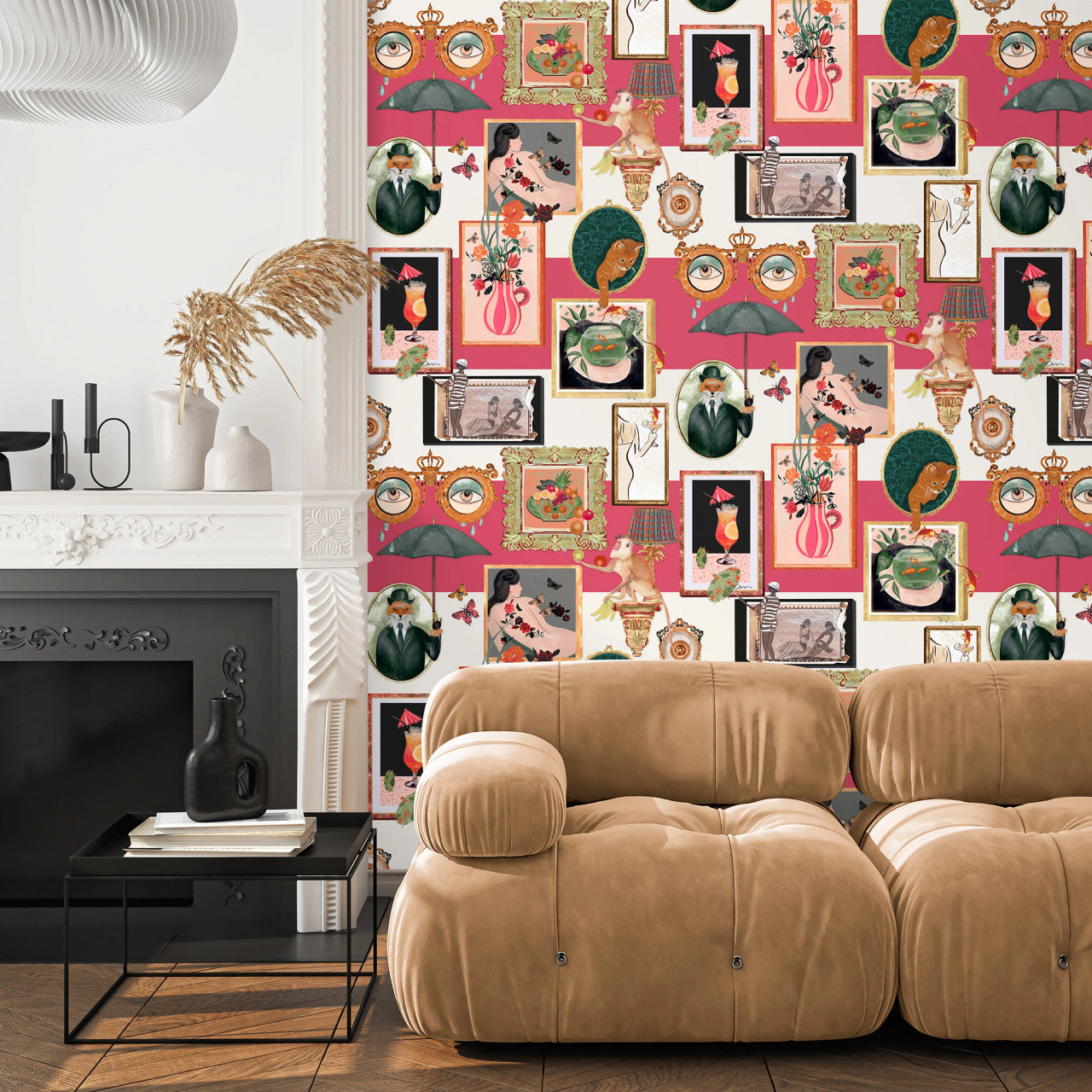 BMWL005/03C Connecting Frames Wild Life Wallpaper by Brand McKenzie