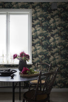 444-81 Charcoal Raphael Le Village Wallpaper by Sandberg