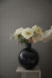 S10234 Graphite Beata Le Village Wallpaper by Sandberg