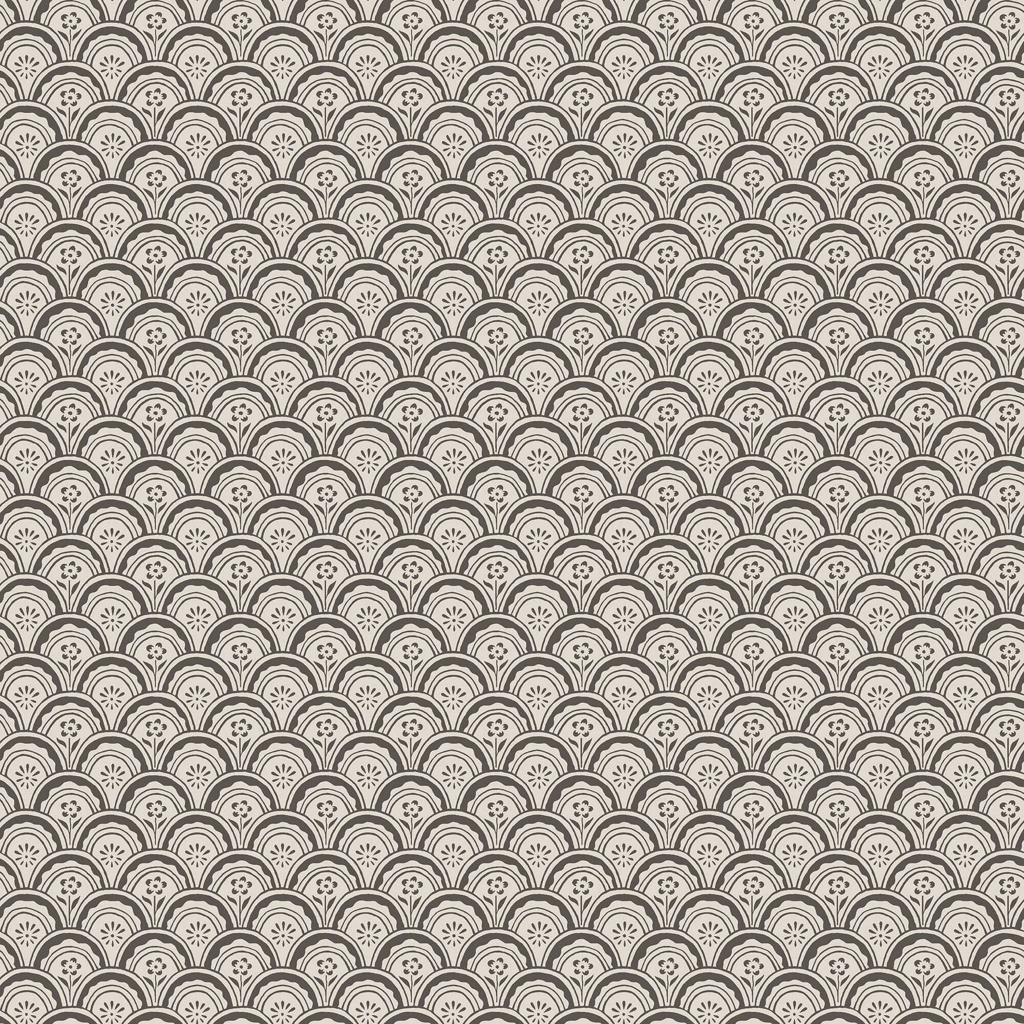 S10234 Graphite Beata Le Village Wallpaper by Sandberg
