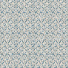 S10235 Misty Blue Beata Le Village Wallpaper by Sandberg