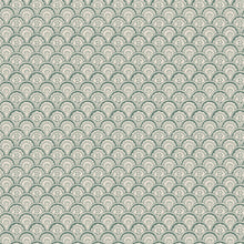 S10236 Moss Green Beata Le Village Wallpaper by Sandberg