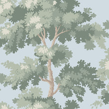 S10237 Sky Blue Raphael Le Village Wallpaper by Sandberg