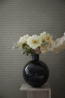 S10242 Terracotta Hugo Le Village Wallpaper by Sandberg