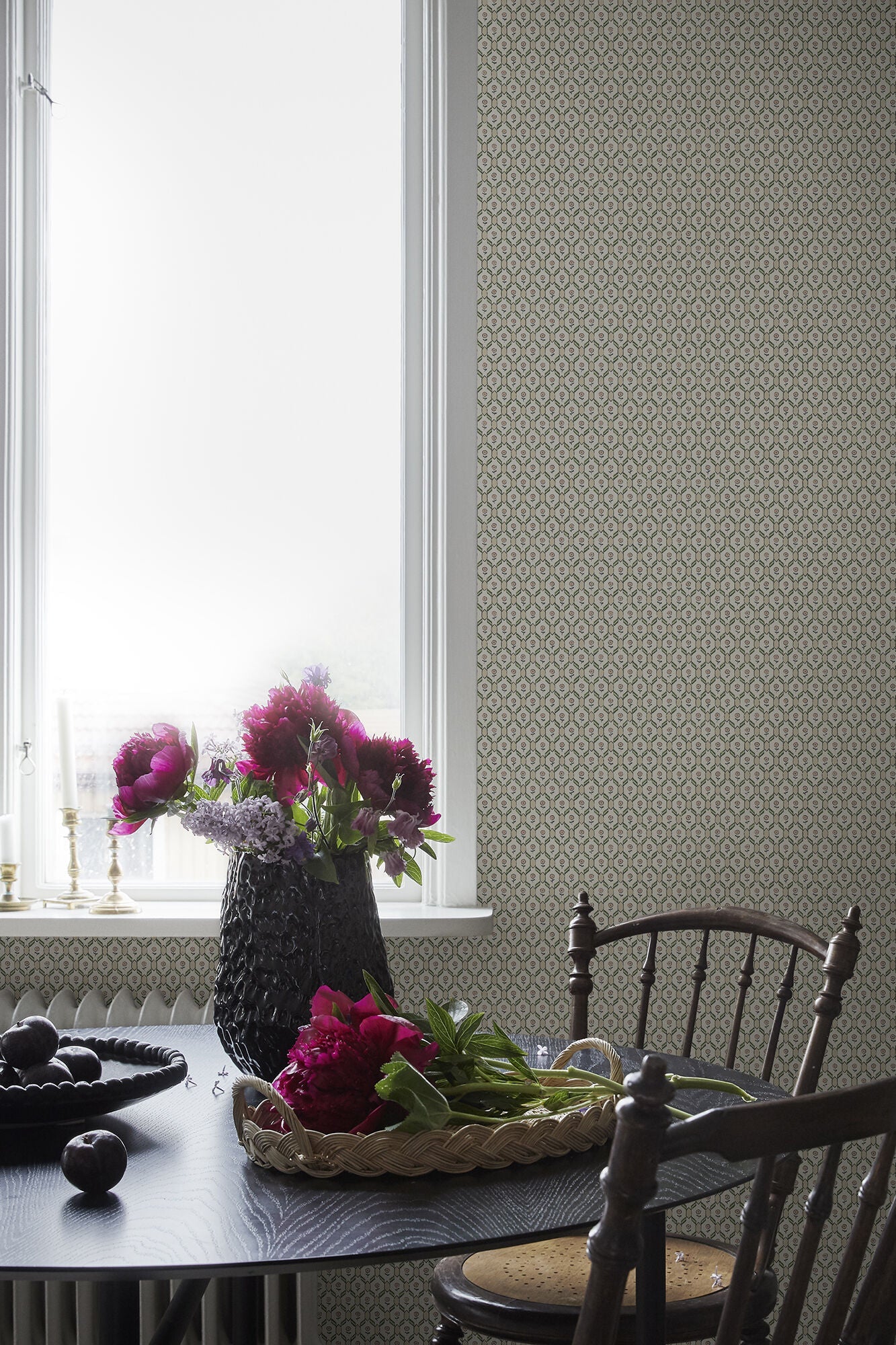 S10243 Oat Hugo Le Village Wallpaper by Sandberg