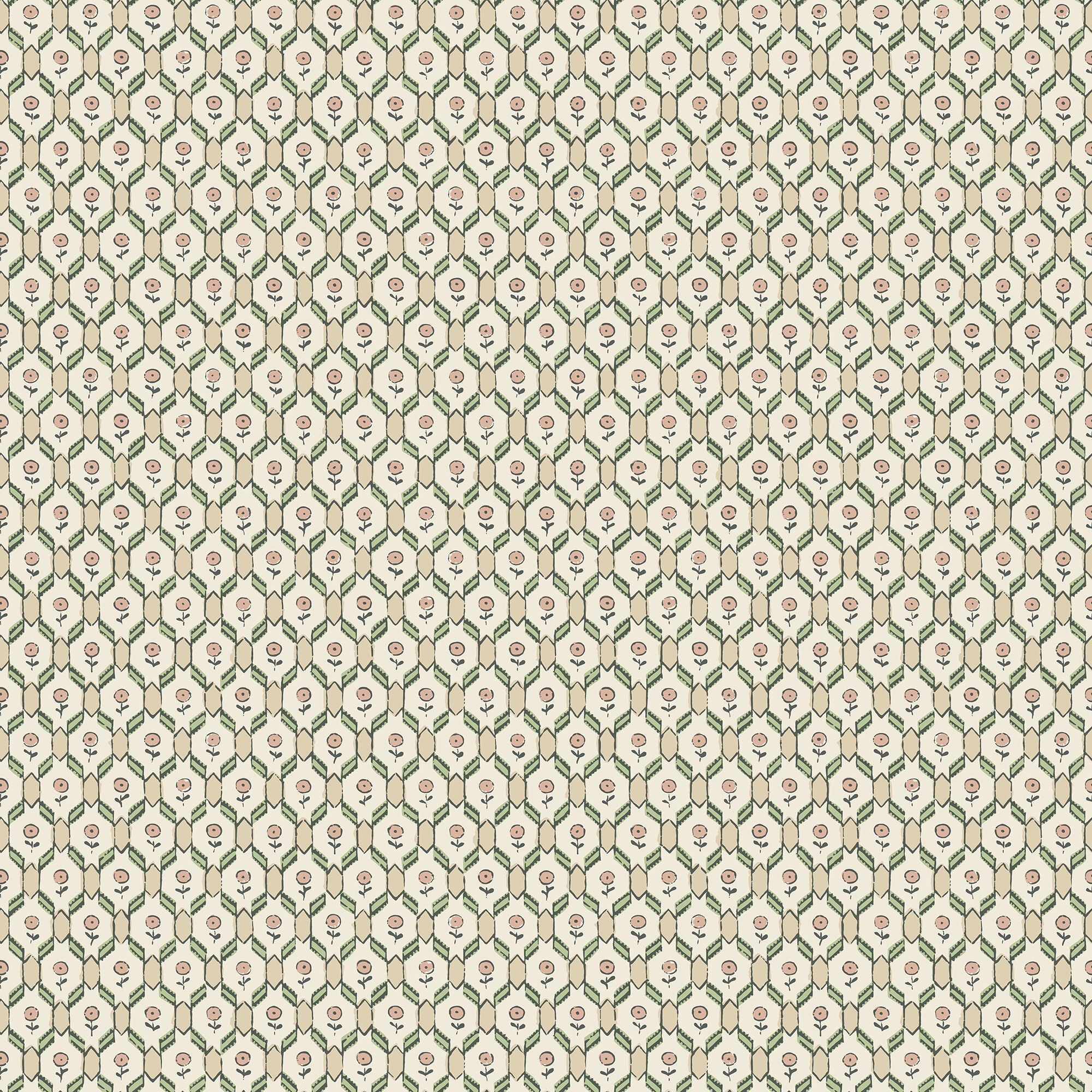S10243 Oat Hugo Le Village Wallpaper by Sandberg