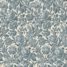 S10246 Misty Blue Valentin Le Village Wallpaper by Sandberg
