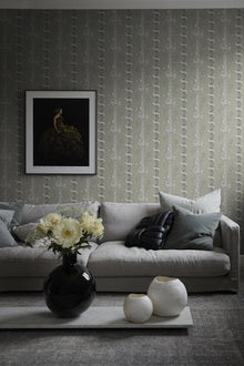 S10249 Sage Green Alexandra Le Village Wallpaper by Sandberg