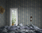 S10250 Misty Blue Alexandra Le Village Wallpaper by Sandberg