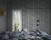 S10250 Misty Blue Alexandra Le Village Wallpaper by Sandberg
