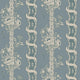 Misty Blue Alexandra Le Village Wallpaper by Sandberg