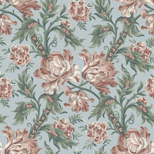 S10251 Sky Blue Amelia Le Village Wallpaper by Sandberg