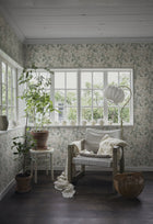 S10252 Eggshell Amelia Le Village Wallpaper by Sandberg