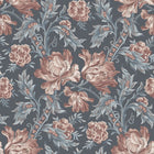 S10253 Indigo Blue Amelia Le Village Wallpaper by Sandberg