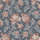 Indigo Blue Amelia Le Village Wallpaper by Sandberg
