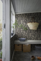 S10257 Charcoal Fig Garden Le Village Wallpaper by Sandberg