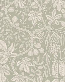 S10259 Garden Green Fig Garden Le Village Wallpaper by Sandberg