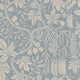 Misty Blue Fig Garden Le Village Wallpaper by Sandberg