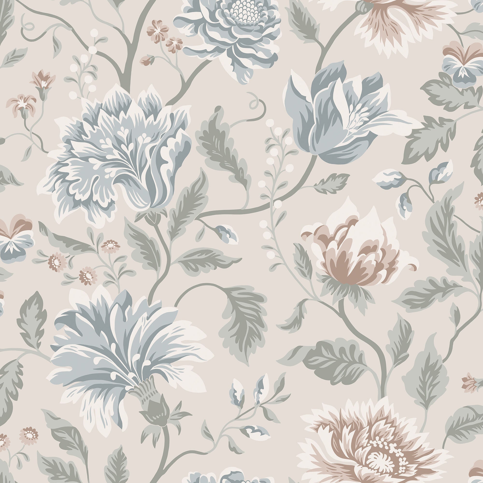 S10262 Clay Annabelle Le Village Wallpaper by Sandberg
