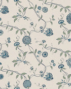S10264 Blue Adelaide Le Village Wallpaper by Sandberg