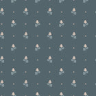 S10269 Indigo Blue Mimi Le Village Wallpaper by Sandberg