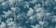 Midnight Blue Raphael Mural Le Village Mural by Sandberg