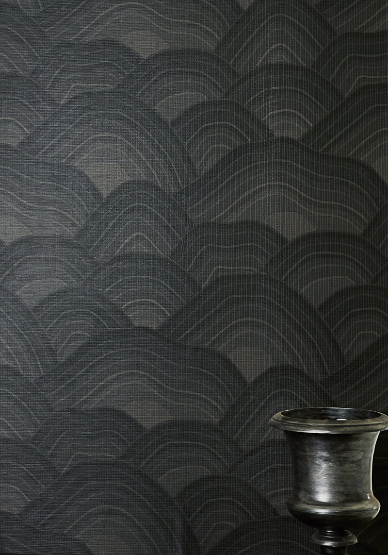 Maestoso Black Spring 2025 Wallpaper by Coraggio | CW10062