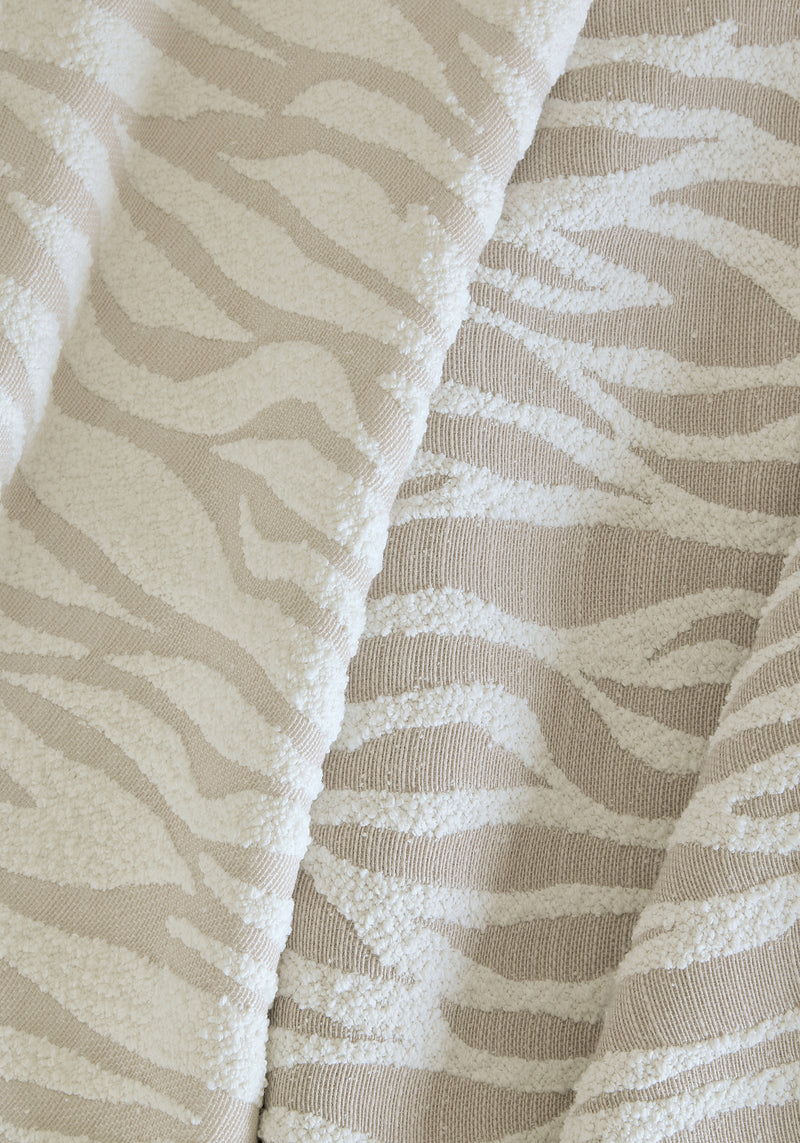 Fiamme Oyster/Taupe Spring 2026 Fabric by Coraggio | U98113