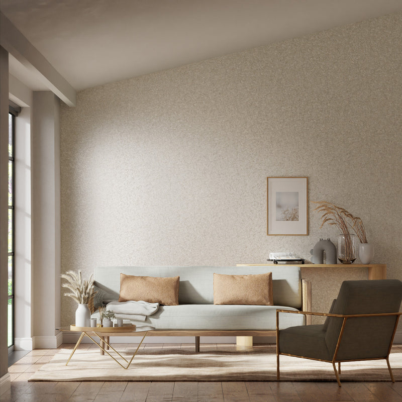 110763 Coral Colour 3 Parchment Wallpaper by Harlequin