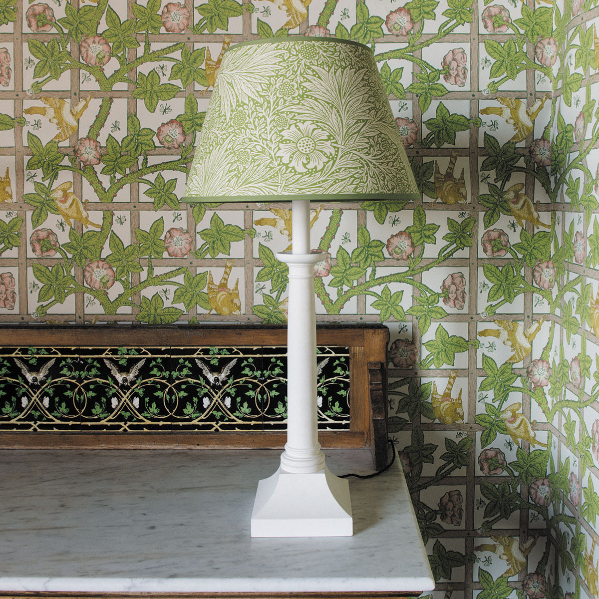 Trellis Cornubia by Ben Pentreath Wallpaper by Morris & Co