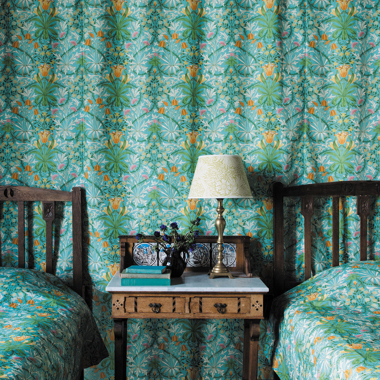 Woodland Weeds Cornubia by Ben Pentreath Wallpaper by Morris & Co
