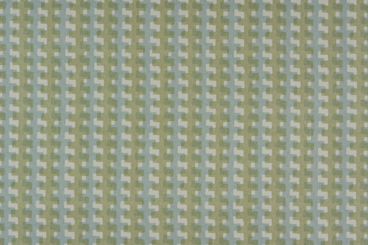 Cremaillere Fennel Wallpaper by Christopher Farr Cloth