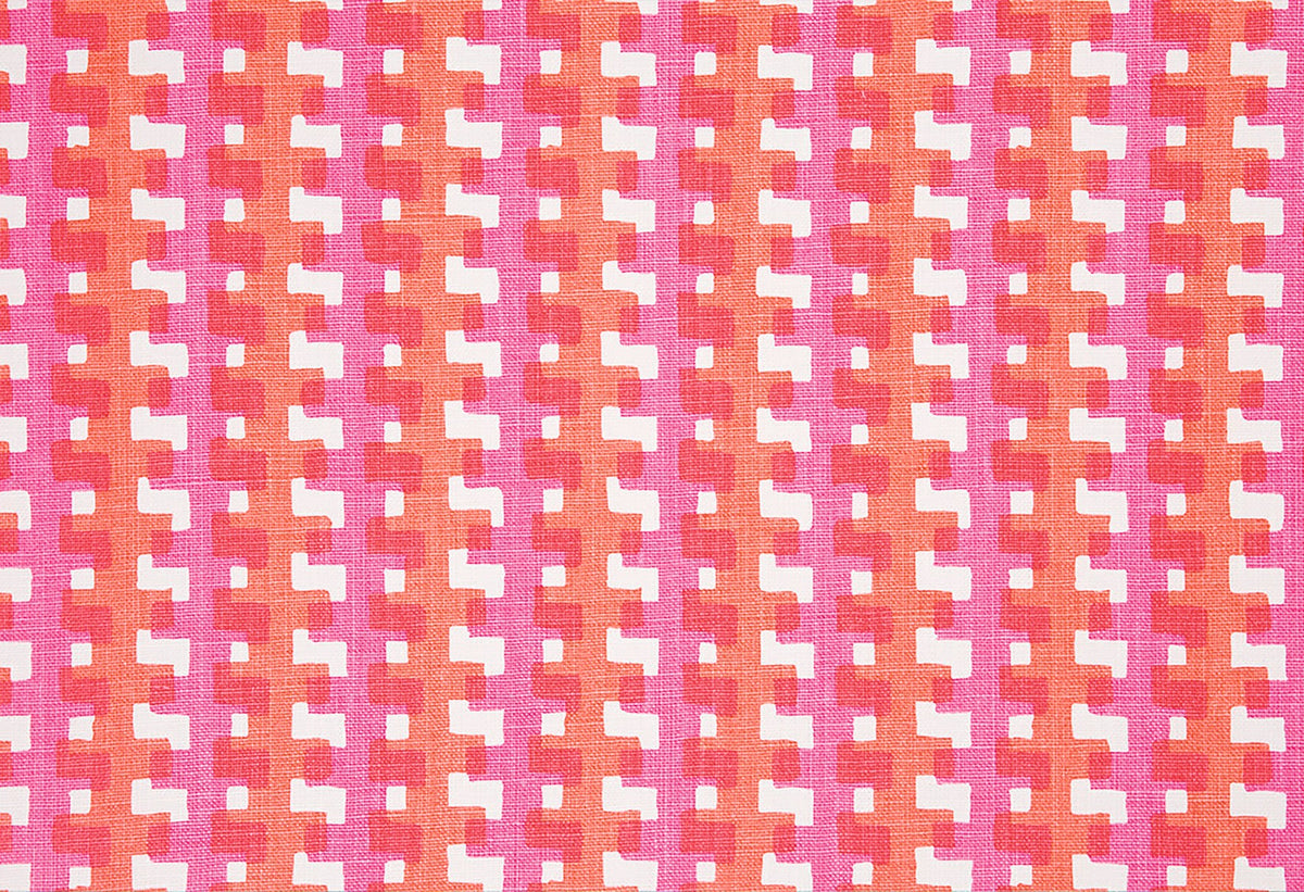 Cremaillere Hot Pink fabric by Christopher Farr Cloth