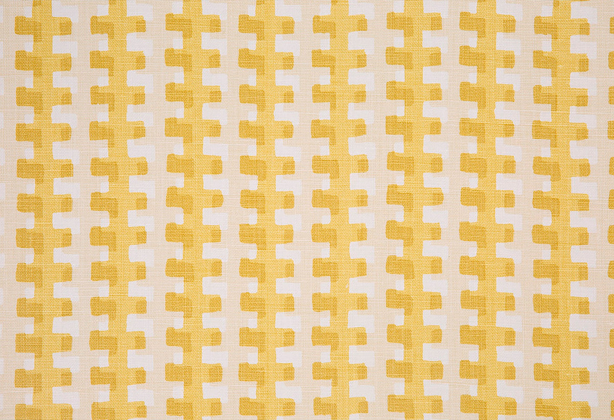 Cremaillere Lemon fabric by Christopher Farr Cloth