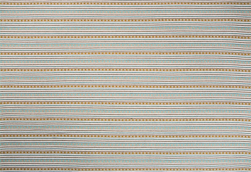 Criss Cross Aqua fabric by Christopher Farr Cloth