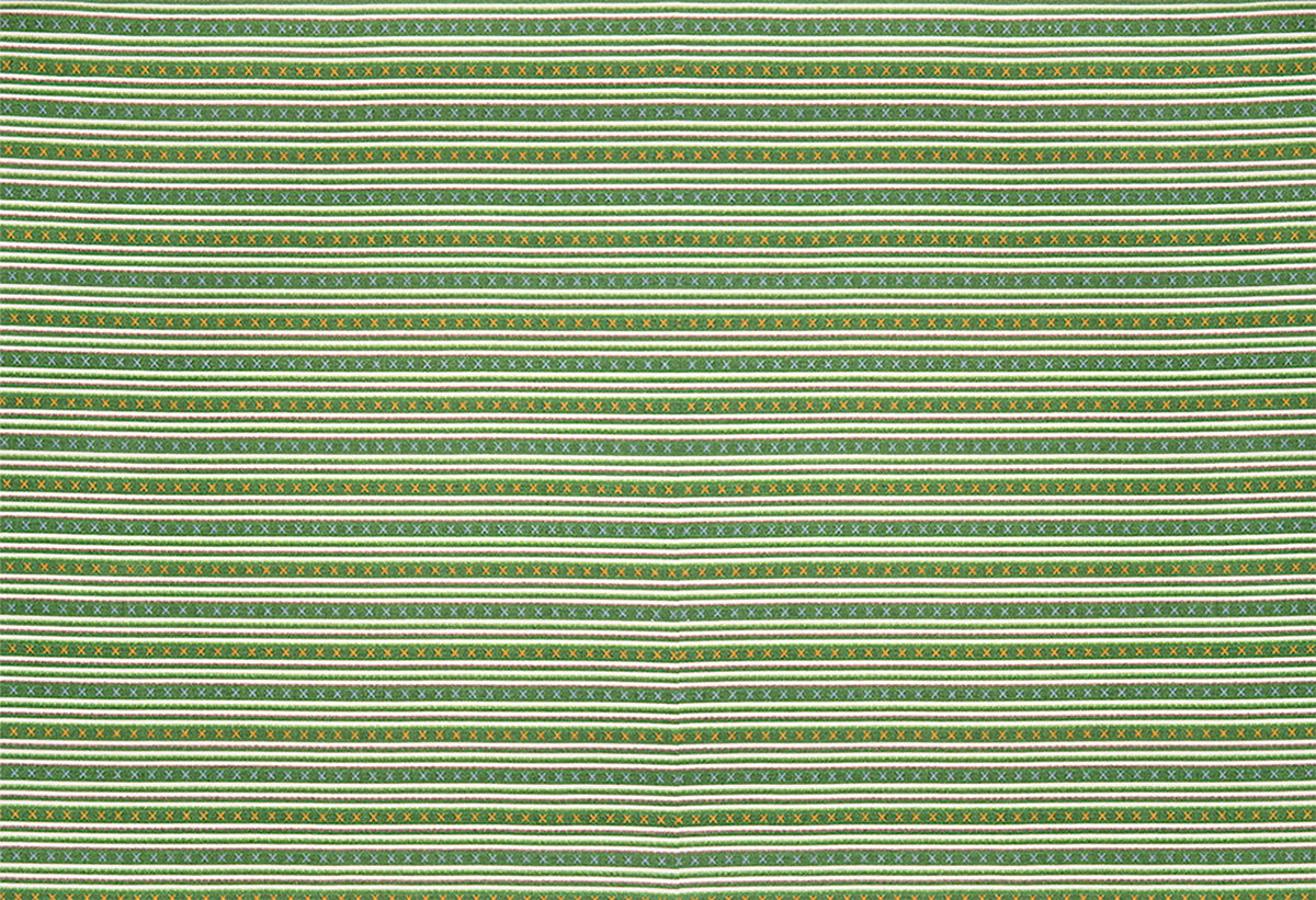 Criss Cross Green fabric by Christopher Farr Cloth